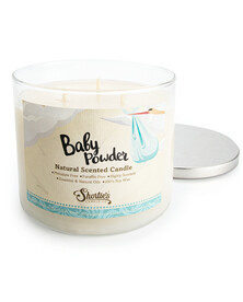 All Natural Baby Powder 3 Wick Candle