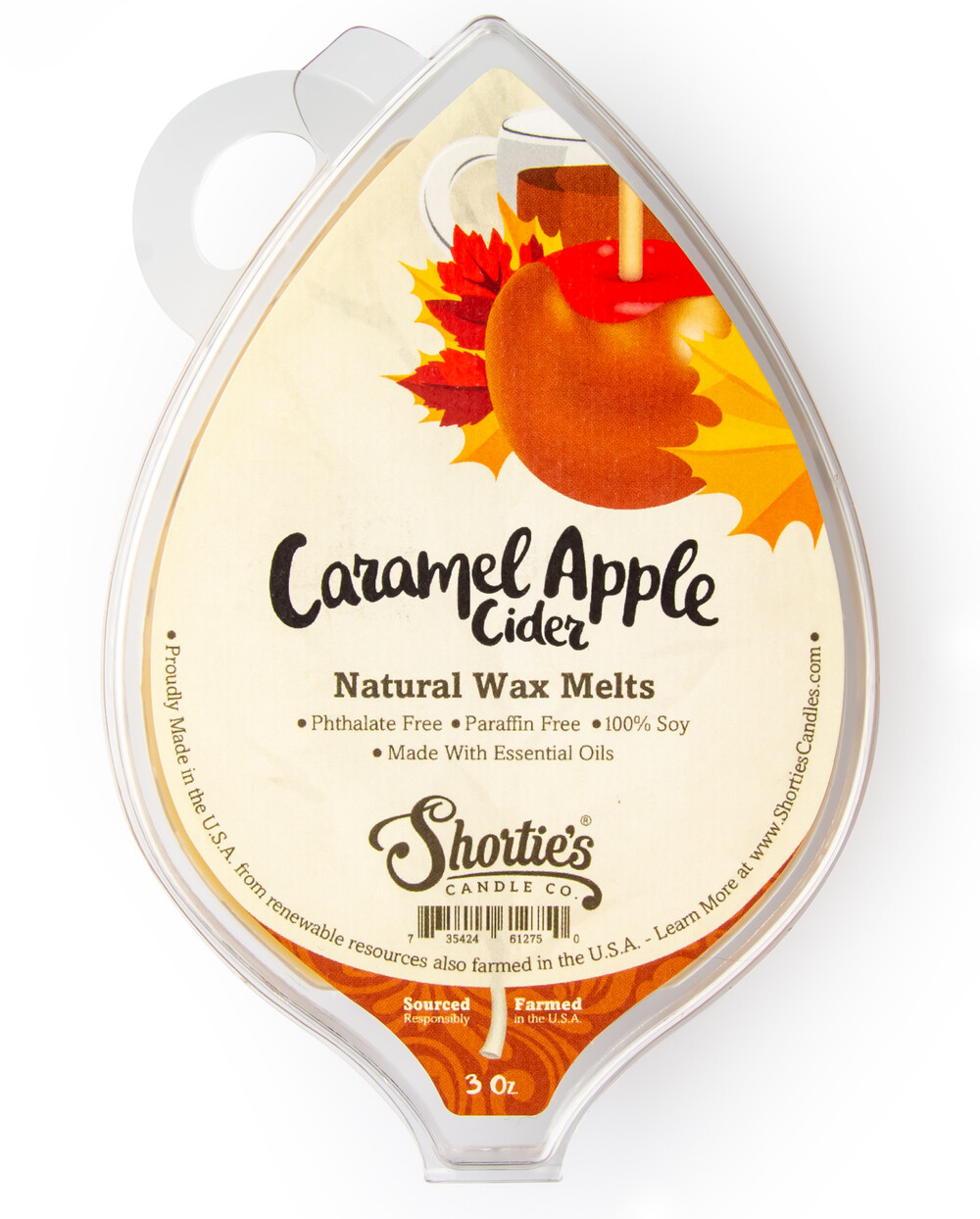 Natural Caramel Apple Cider Soy Wax Melts