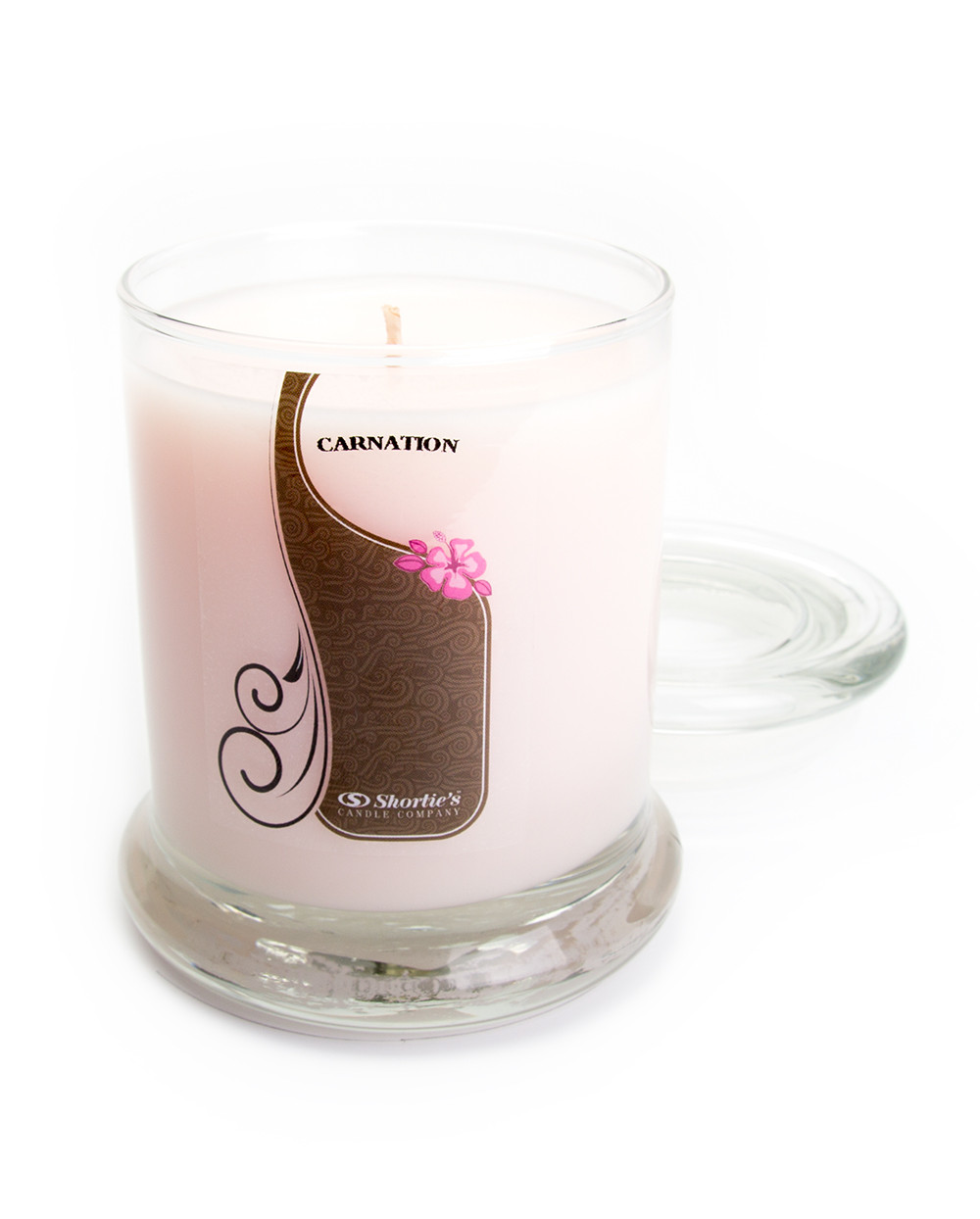 Carnation Jar Candle 10 Oz. Shortie's Candle Company