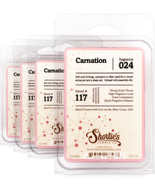 Carnation Wax Melts 4 Pack - Formula 117