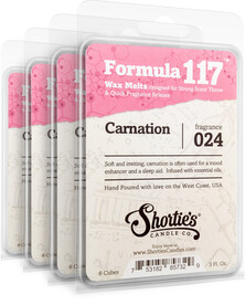 Carnation Wax Melts 4 Pack - Formula 117