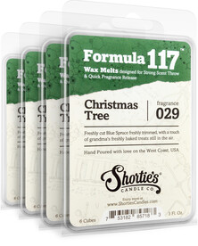 Christmas Tree Wax Melts 4 Pack - Formula 117