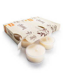 Cinnamon Vanilla Tealight Candles 12-Pack