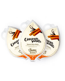 Natural Cinnamon Vanilla Soy Wax Melts 3 Pack