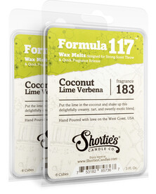 Coconut Lime Verbena Wax Melts 2 Pack - Formula 117