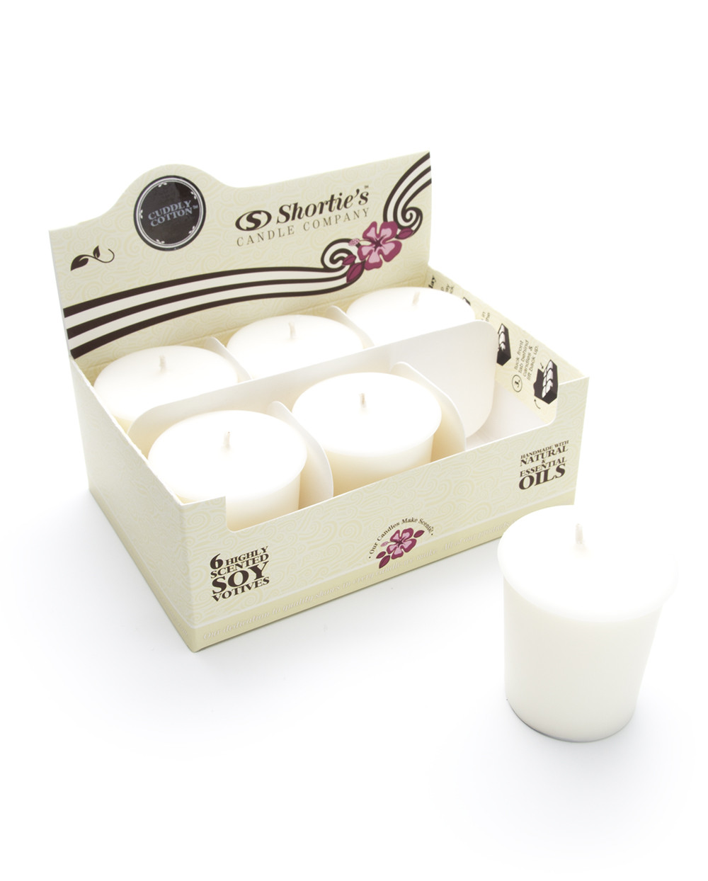 Cuddly Cotton Soy Wax Melts - All Natural + Essential Oils + Phthalate Free  - Shortie's Candle Company 