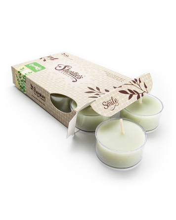 Eucalyptus Leaf Tealight Candles 6-Pack
