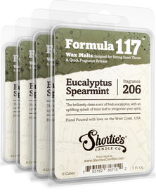 Eucalyptus Spearmint Wax Melts 4 Pack - Formula 117