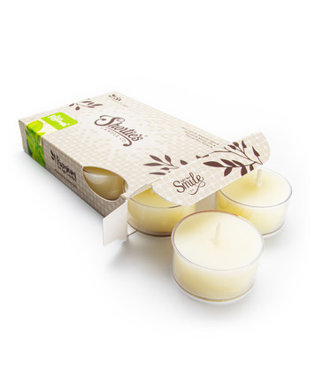 Fresh Peppermint Tealight Candles 6-Pack