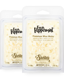 Fresh Peppermint Wax Melts 2 Pack - New Wax Blend