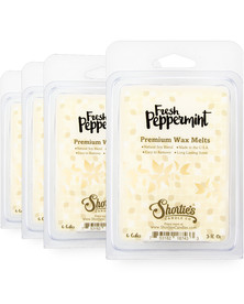 Fresh Peppermint Wax Melts 4 Pack - New Wax Blend