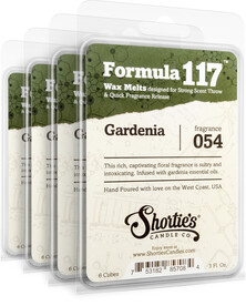 Gardenia Wax Melts 4 Pack - Formula 117