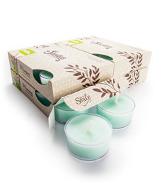 Iced Mint Lavender Tealight Candles 24-Pack