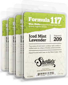 Iced Mint Lavender Wax Melts 4 Pack - Formula 117