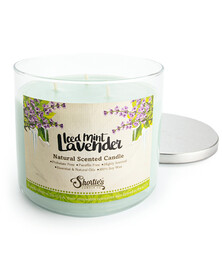 Natural Iced Mint Lavender 3 Wick Candle