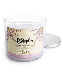 Natural English Lavender 3 Wick Candle