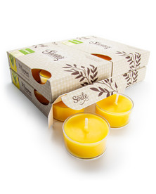 Lemongrass Tealight Candles 24-Pack