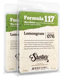 Lemongrass Wax Melts 2 Pack - Formula 117