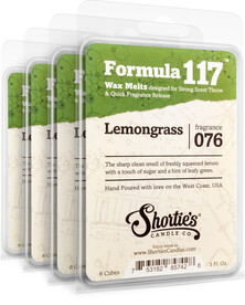 Lemongrass Wax Melts 4 Pack - Formula 117