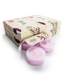 Lilac Tealight Candles 24-Pack