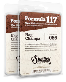 Nag Champa Wax Melts 2 Pack - Formula 117