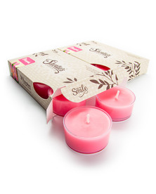 Plumeria Tealight Candles 12-Pack