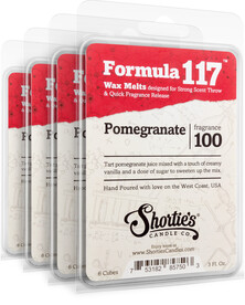 Pomegranate Wax Melts 4 Pack - Formula 117