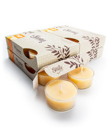 Pumpkin Souffle Tealight Candles 24-Pack