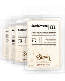 Sandalwood Wax Melts 4 Pack - Formula 117