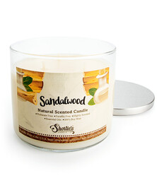 All Natural Sandalwood 3 Wick Candle