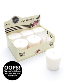 Oops! Sandalwood Soy Votive Candles 6-Pack
