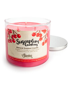 Natural Sugarplum Cranberry 3 Wick Candle