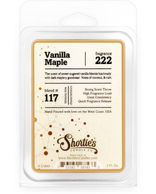 Vanilla Maple Wax Melts  - Formula 117
