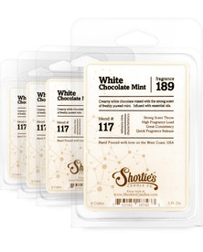 White Chocolate Mint Wax Melts 4 Pack - Formula 117