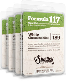 White Chocolate Mint Wax Melts 4 Pack - Formula 117