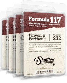 Pinyon & Patchouli Wax Melts 4 Pack - Formula 117