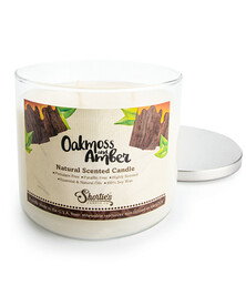 All Natural Oakmoss & Amber 3 Wick Candle