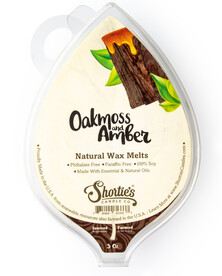 Natural Oakmoss & Amber Soy Wax Melts 