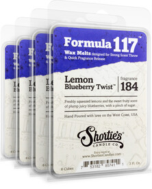 Lemon Blueberry Twist Wax Melts 4 Pack - Formula 117