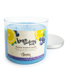 All Natural Lemon Blueberry Twist 3 Wick Candle