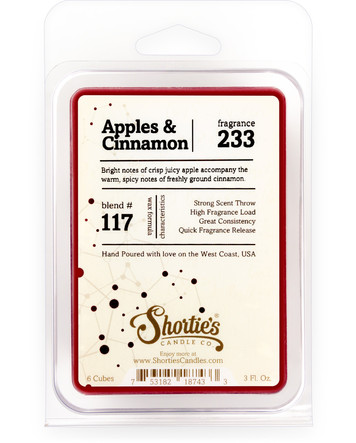 Apples & Cinnamon Wax Melts  - Formula 117